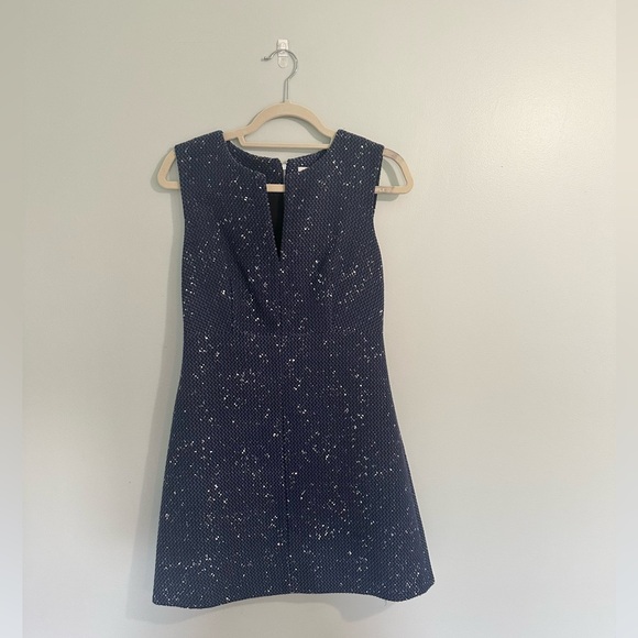 DIANEvonFURSTENBERG Yvetee Pianted Tweed Sleeveless Dress - Picture 2 of 7